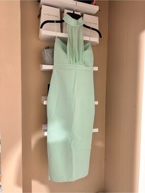 Mint Halter Midi Dress - Brand: